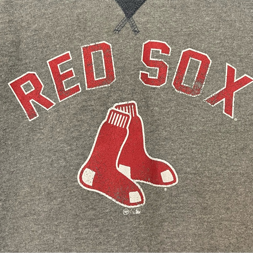 Boston Red Sox Classic Ragland Pull Over Hoodie Sweatshirt Size XXL Knit & Sweat